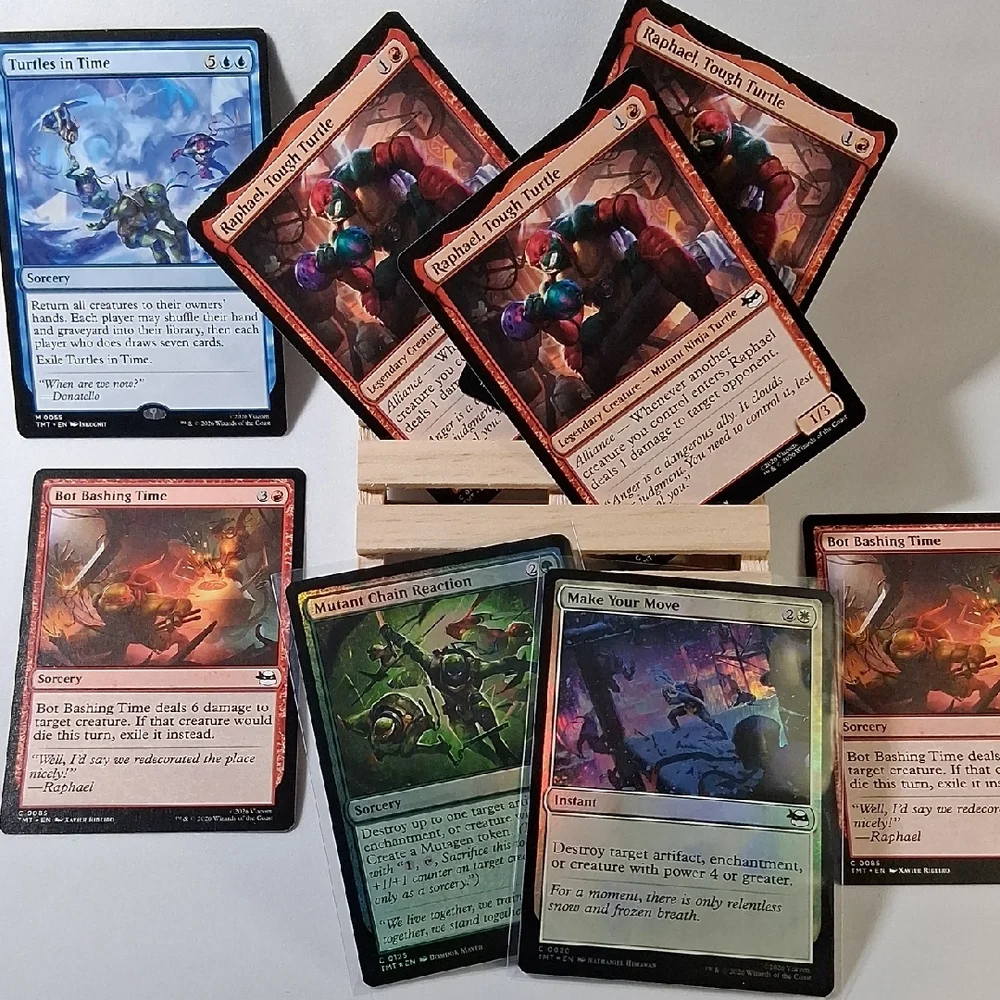 TMNT Magic The Gathering 40 Card Lot Near Mint